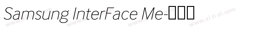 Samsung InterFace Me字体转换 Samsung InterFace Me字体转换